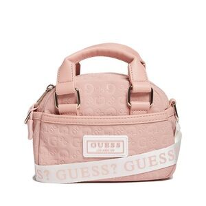 New Guess Mini Faux-Leather Logo Satchel